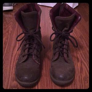 Lace up Combat boots
